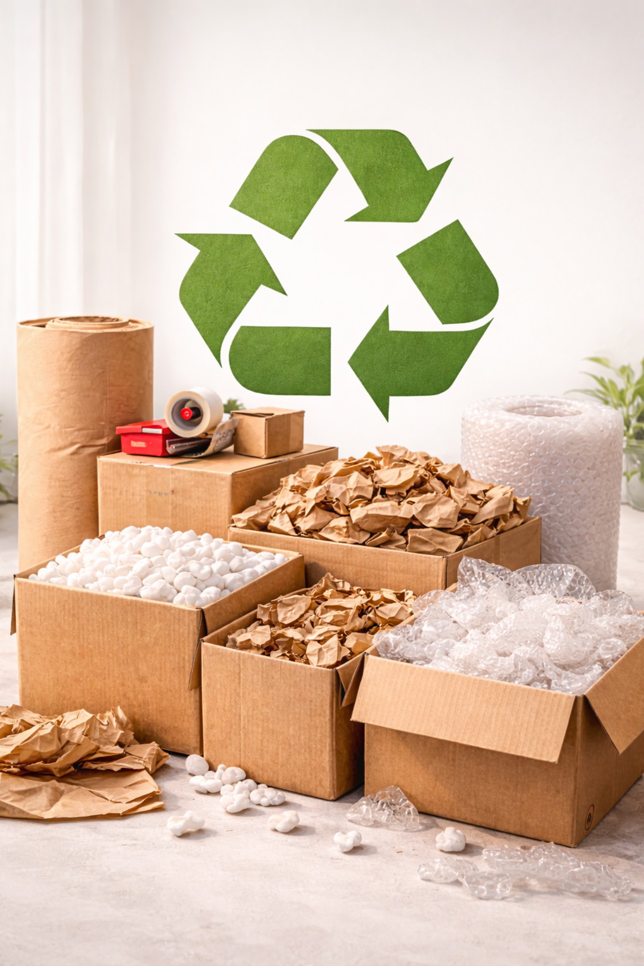 recycling packing supplies